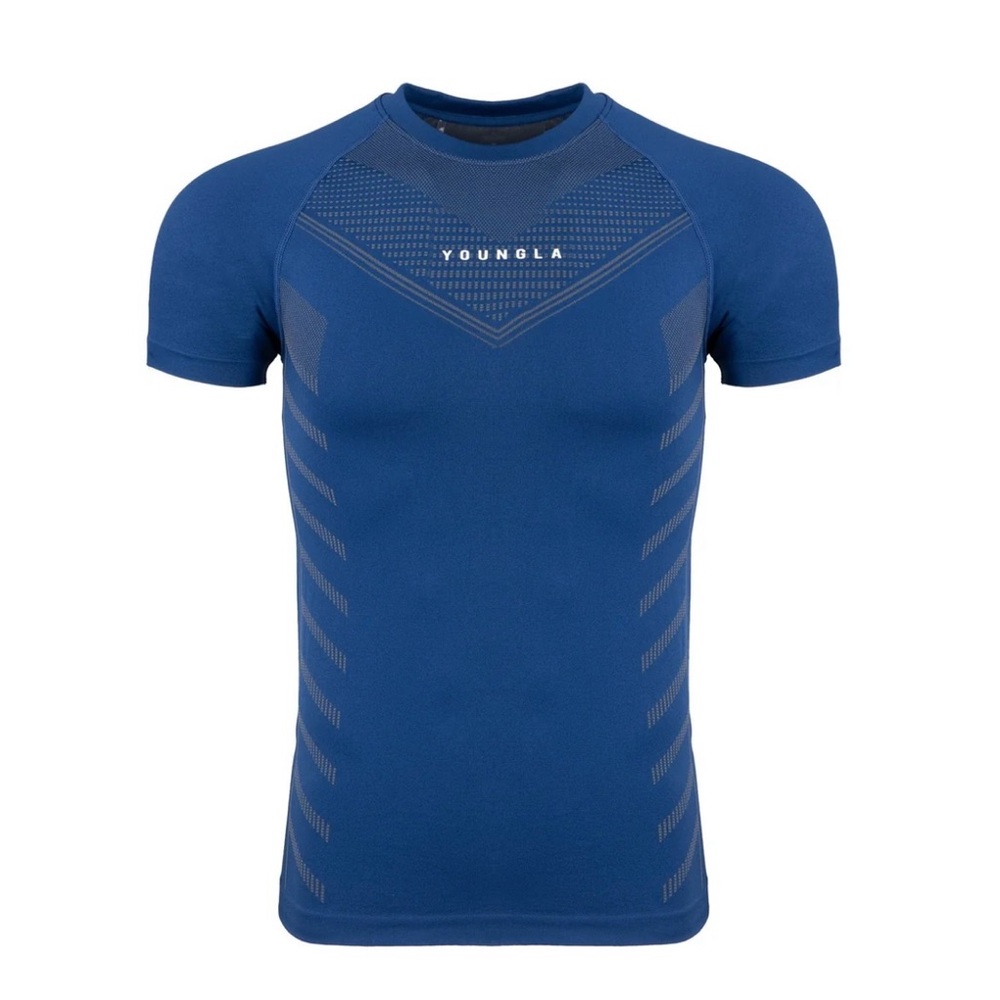 YoungLA Men's Navy Rash Guard